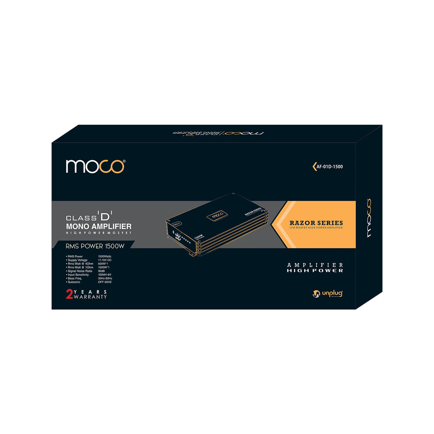 MOCO AF-01D-1500 | Class “D” Mono High Power Amplifier (RMS 1500W)