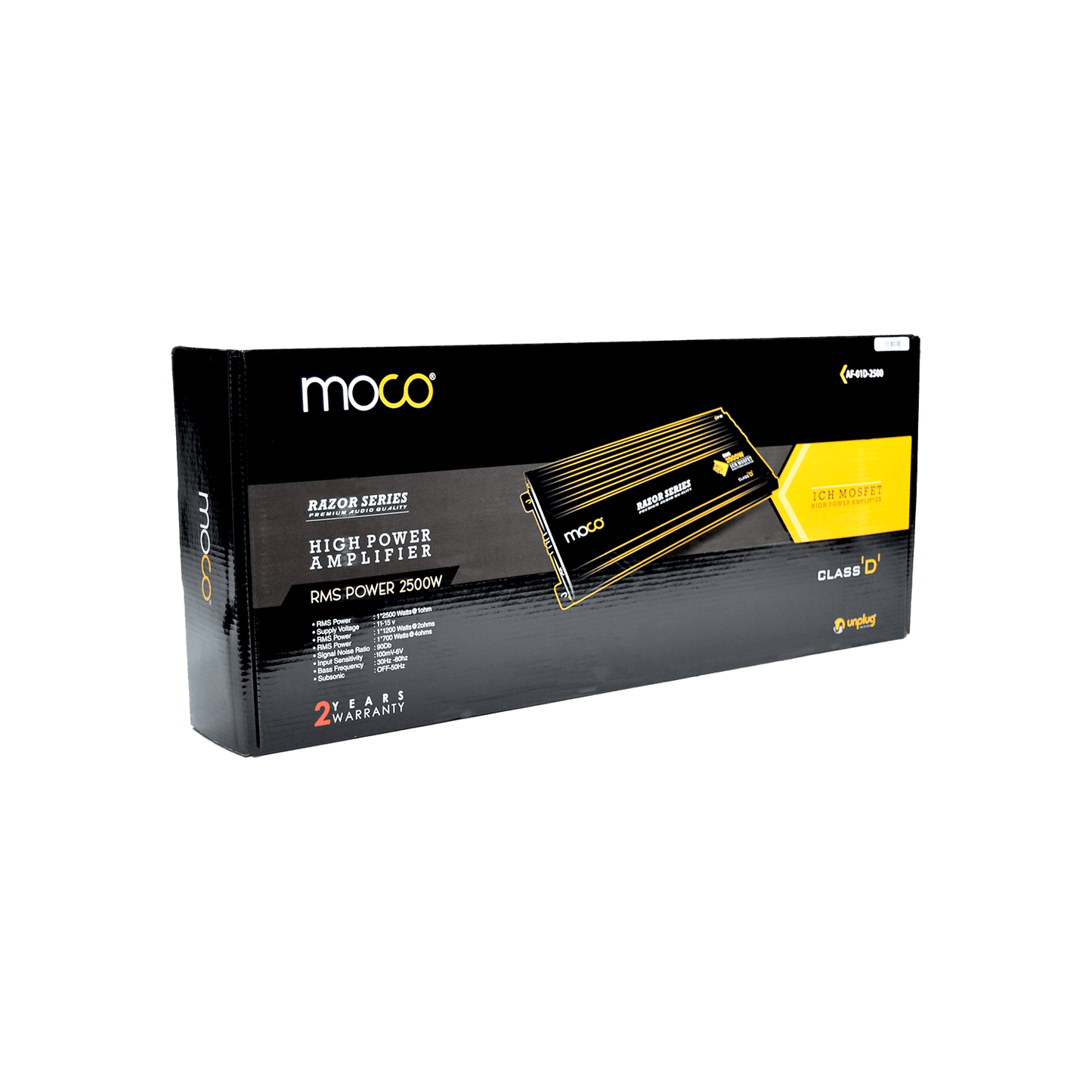 MOCO AF-01D-2500 | Class “D” Mono High Power Amplifier (RMS 2500W)