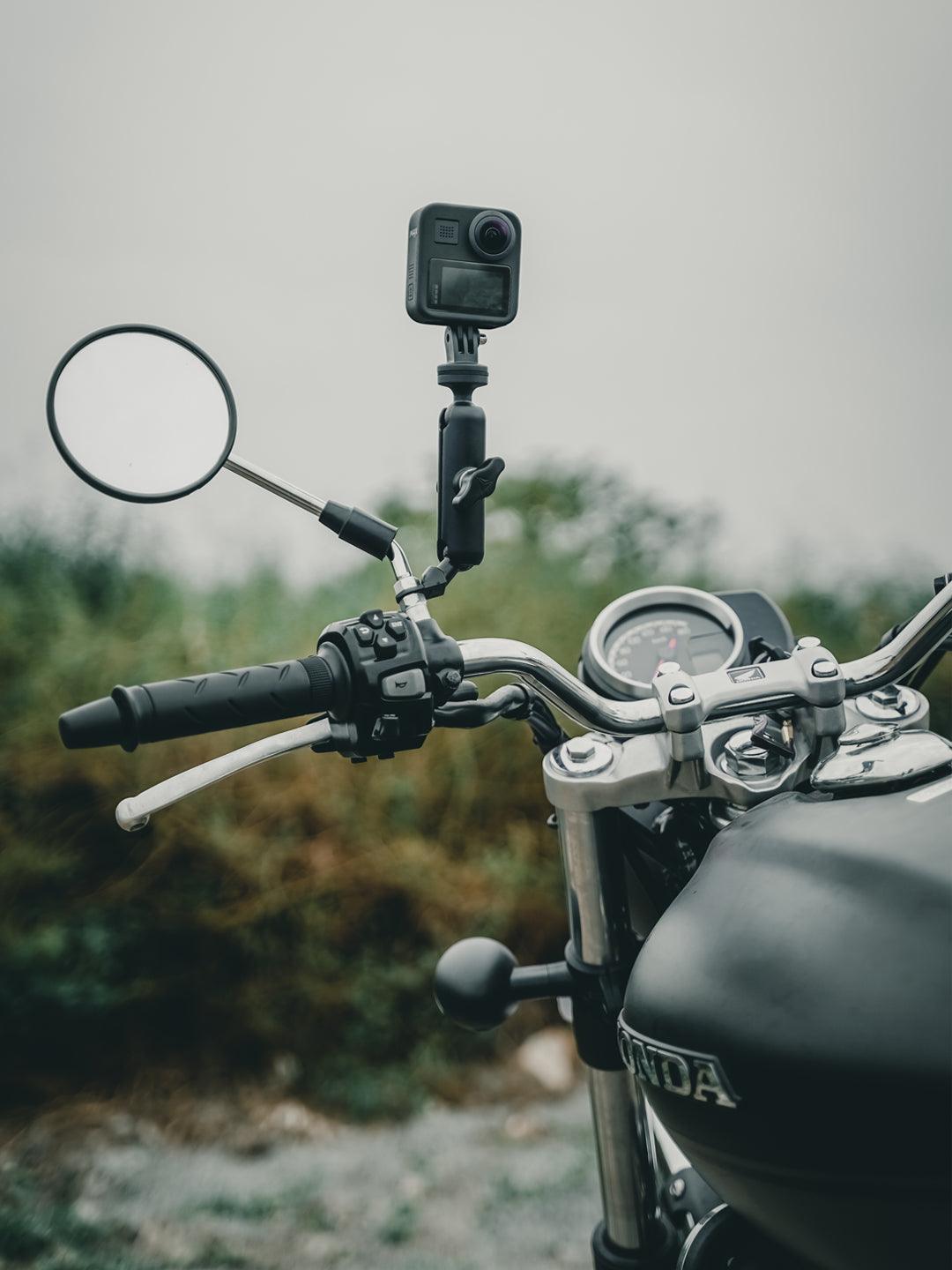 Motowolf Camera Bracket 360 Degree Mirror Mount