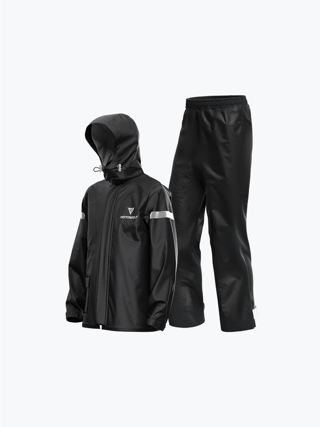 Motowolf Raincoat Black 0401