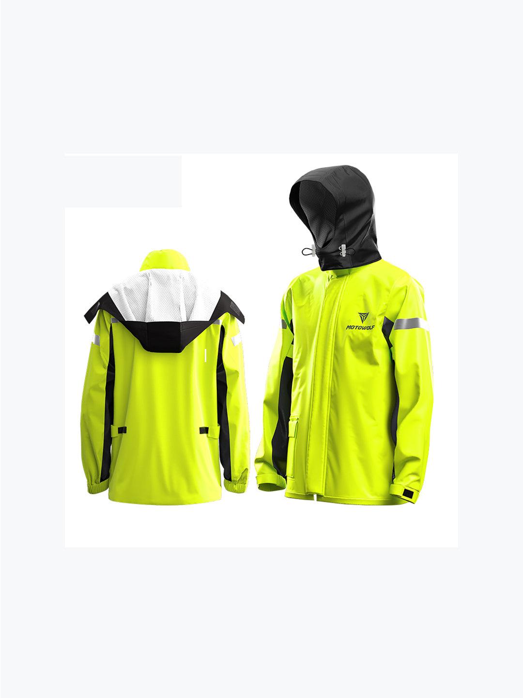 Motowolf Raincoat Yellow 0401