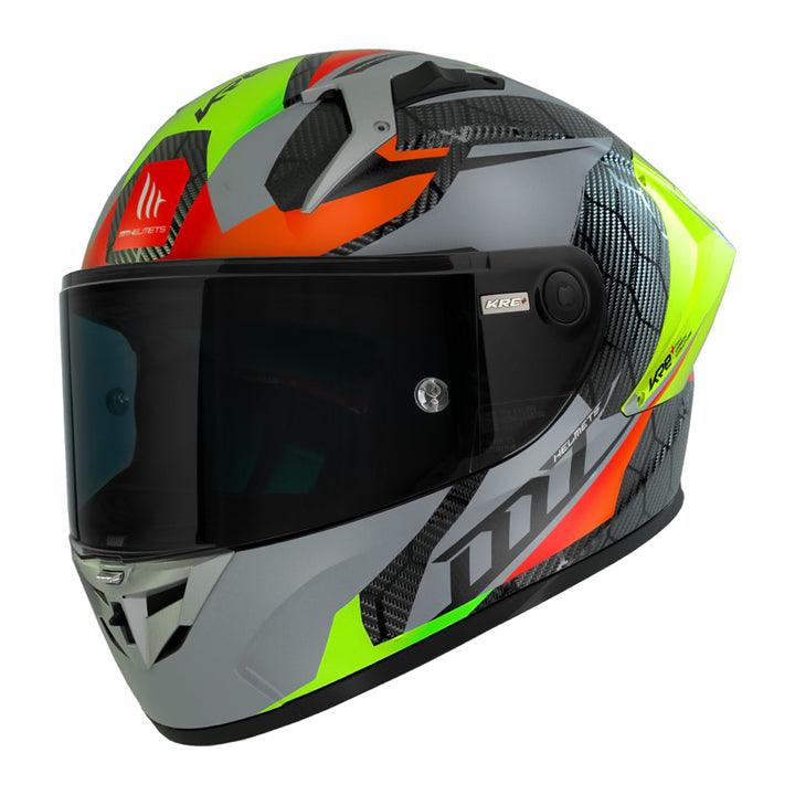 MT Helmets KRE plus carbon projectile gloss grey