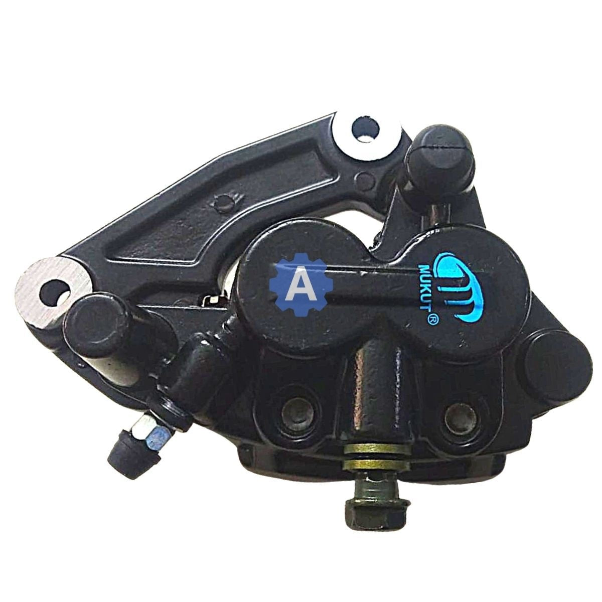 Mukut Front Brake Disc Caliper for Bajaj Pulsar 135 | XCD 135 | Discover 135 | 150 | 100T | 100M | 125T | 125ST | 150F | Black