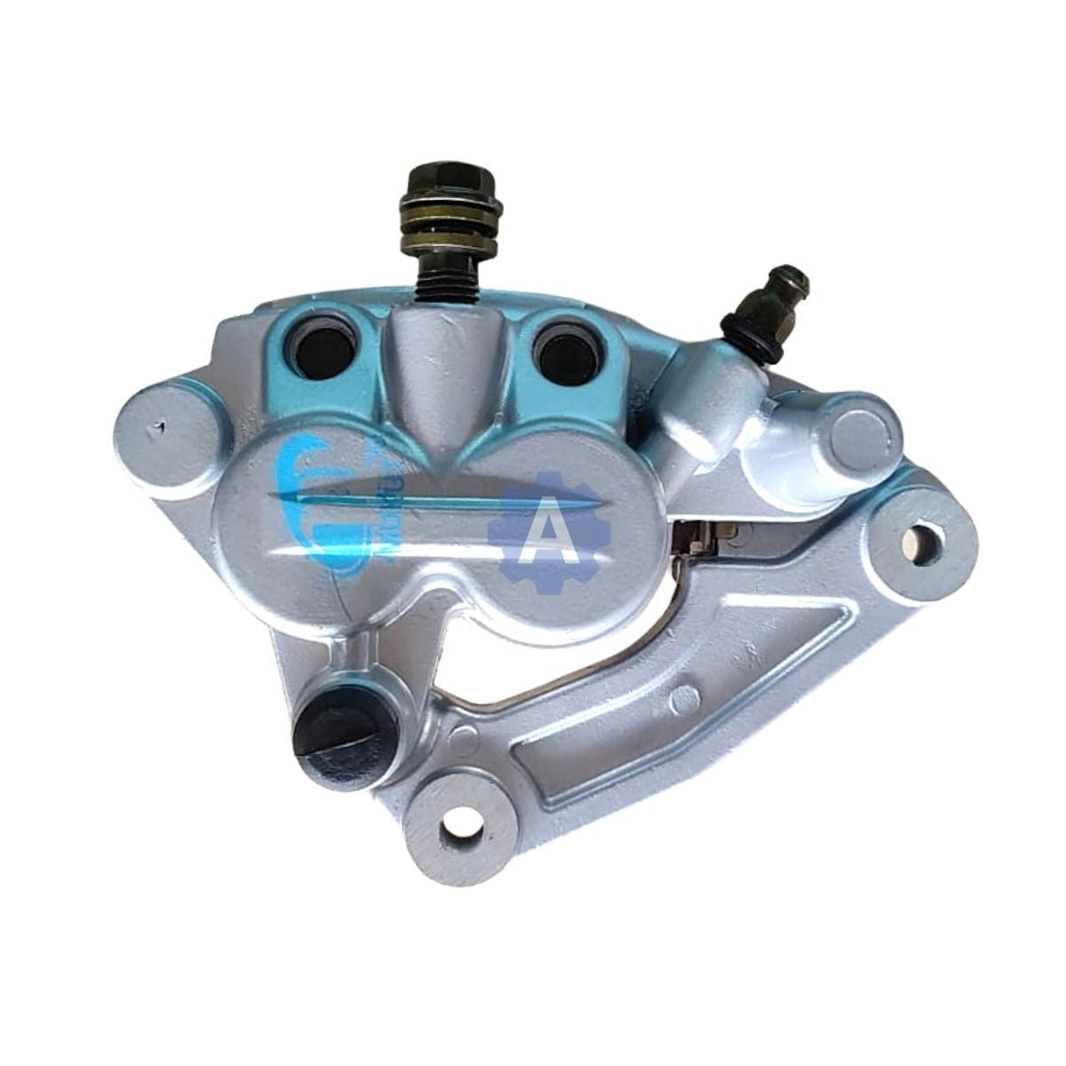 Mukut Front Brake Disc Caliper for Bajaj Pulsar 135 | XCD 135 | Discover 135 | 150 | 100T | 100M | 125T | 125ST | 150F | Silver