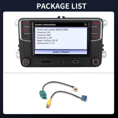 Noname RCD330 plus Carplay Car Radio Android Auto Multimedia Player 6.5 Inch Bluetooth AUX for VW Golf 5 6 Passat B5 B6 B7 Jetta