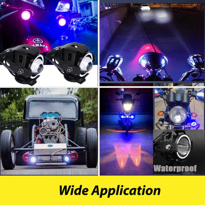 AutoPowerz LED Fog Light For Royal Enfield, KTM, Bajaj, Hero, Yamaha Universal For Bike