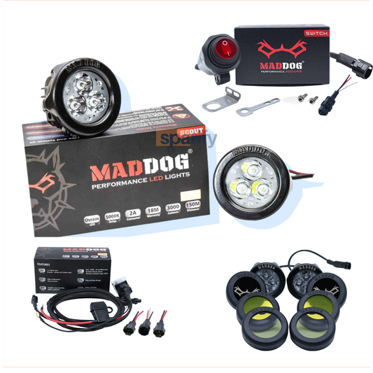 Maddog Scout Auxiliary Light Combo (set of 4)