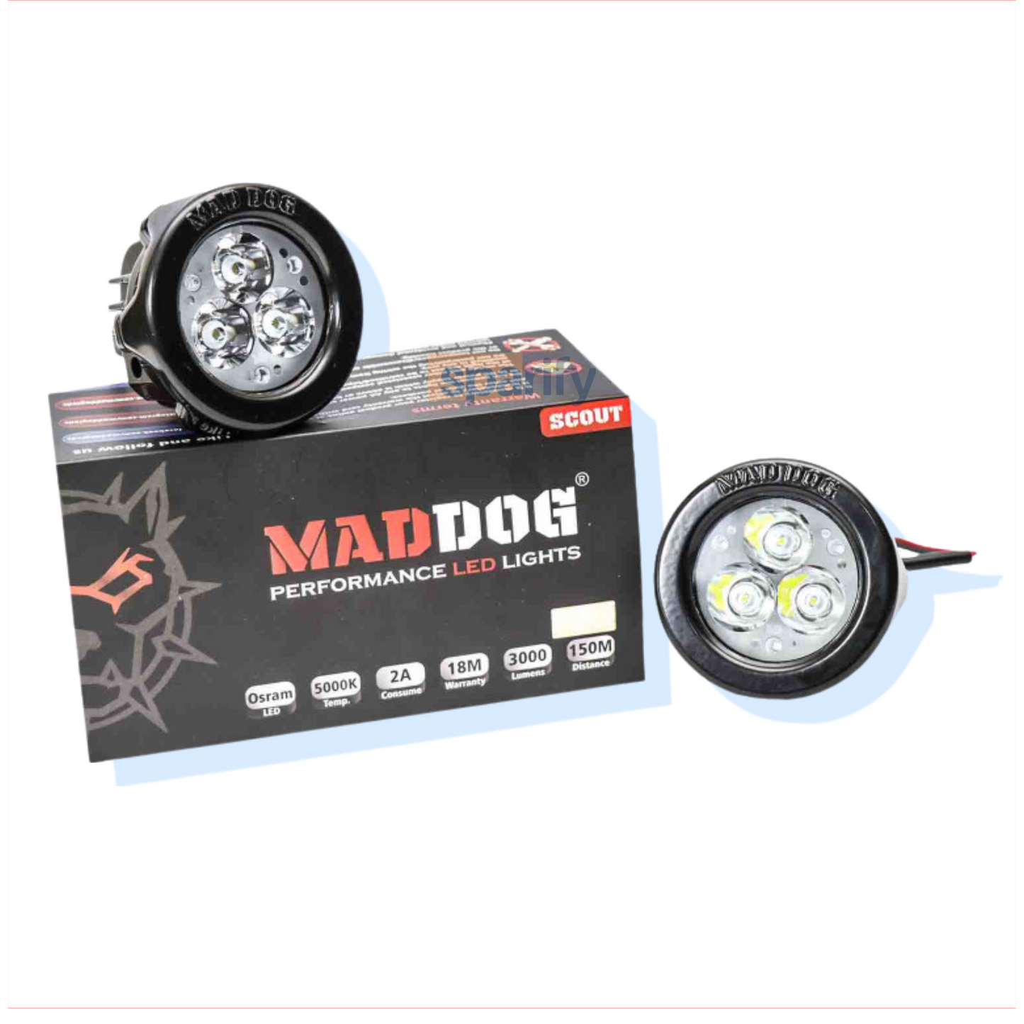 Maddog Scout Auxiliary Light Combo (set of 4)