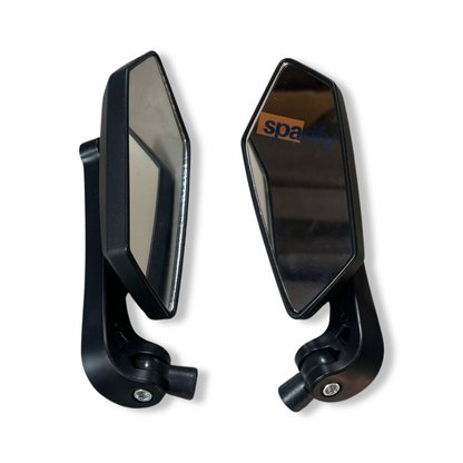 Koso Motorcycle Universal Rear View Side Mirror (Pair - Right, Left)