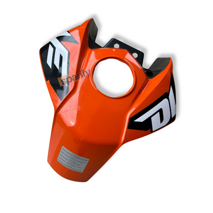 Ktm Duke 200 /390 BS3 tank upper cover orangewith decals