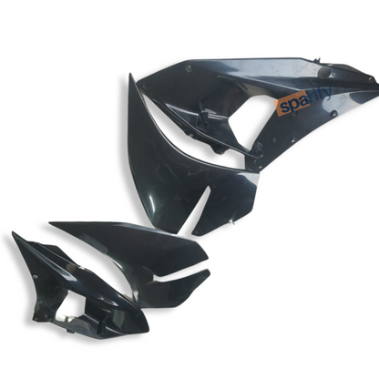 KTM RC 125/200/390 side panels set of 4 black ( side shield)