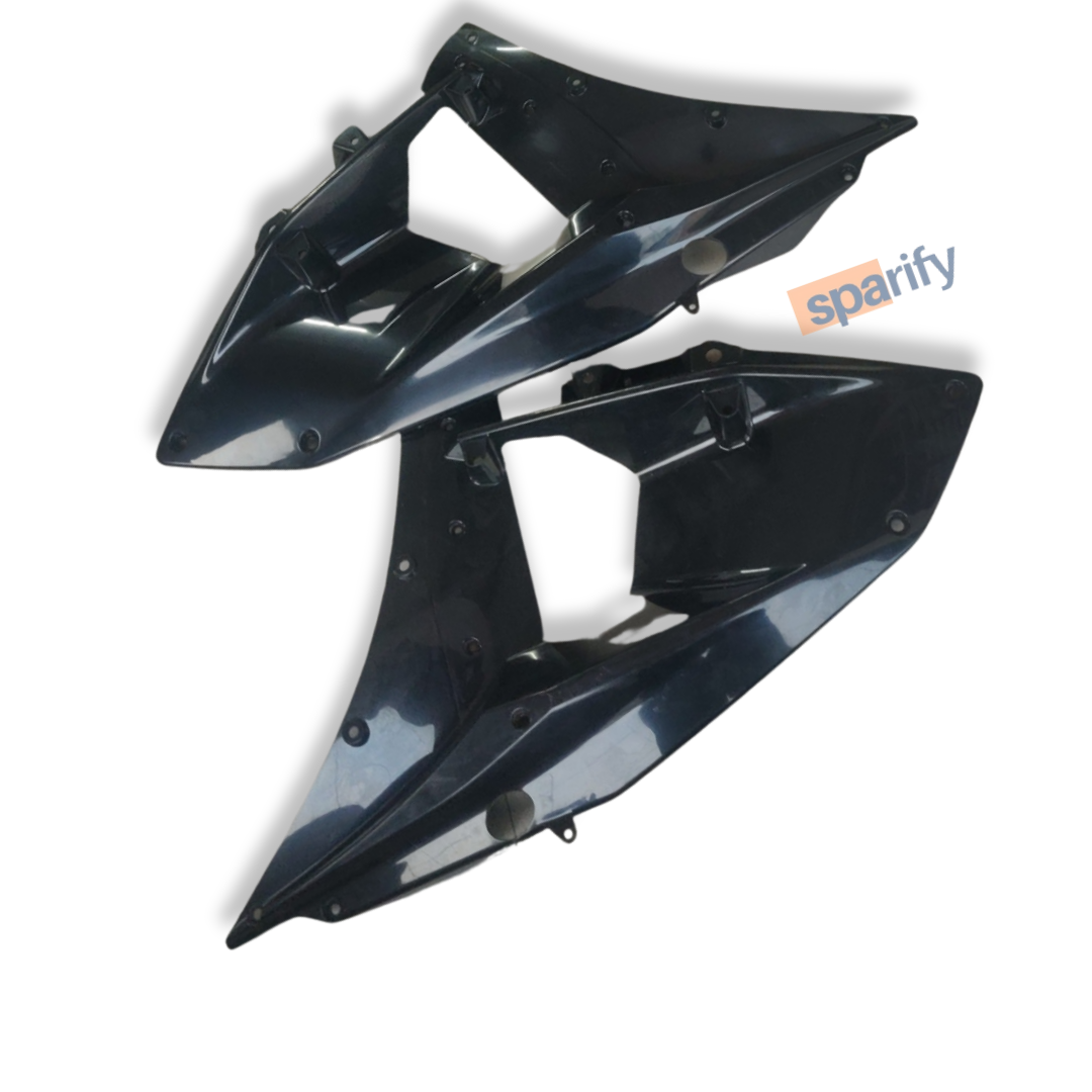 KTM RC 125/200/390 side panels set of 4 black ( side shield)