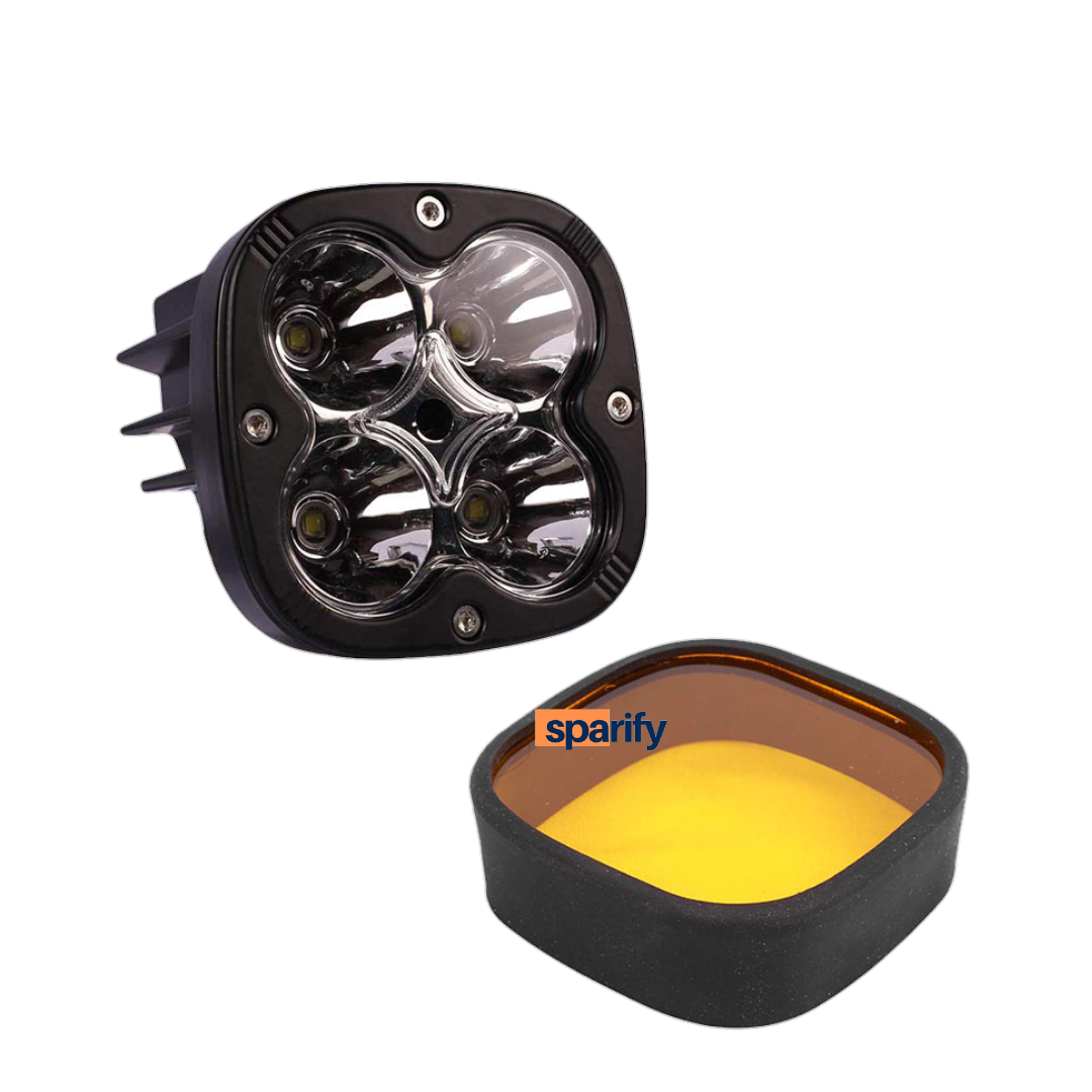 HJG 60W Cree Fog light (Set of 2) with yellow filter cap