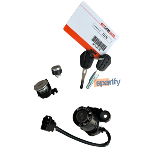 KTM duke 200 lock set without PT CAP