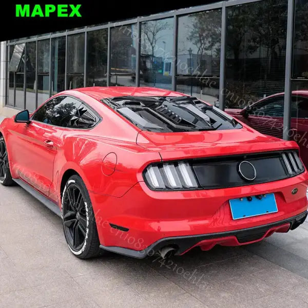 Rear+Side Window Louver Windshield Cover for Ford Mustang GT350 GT500 2015-2022