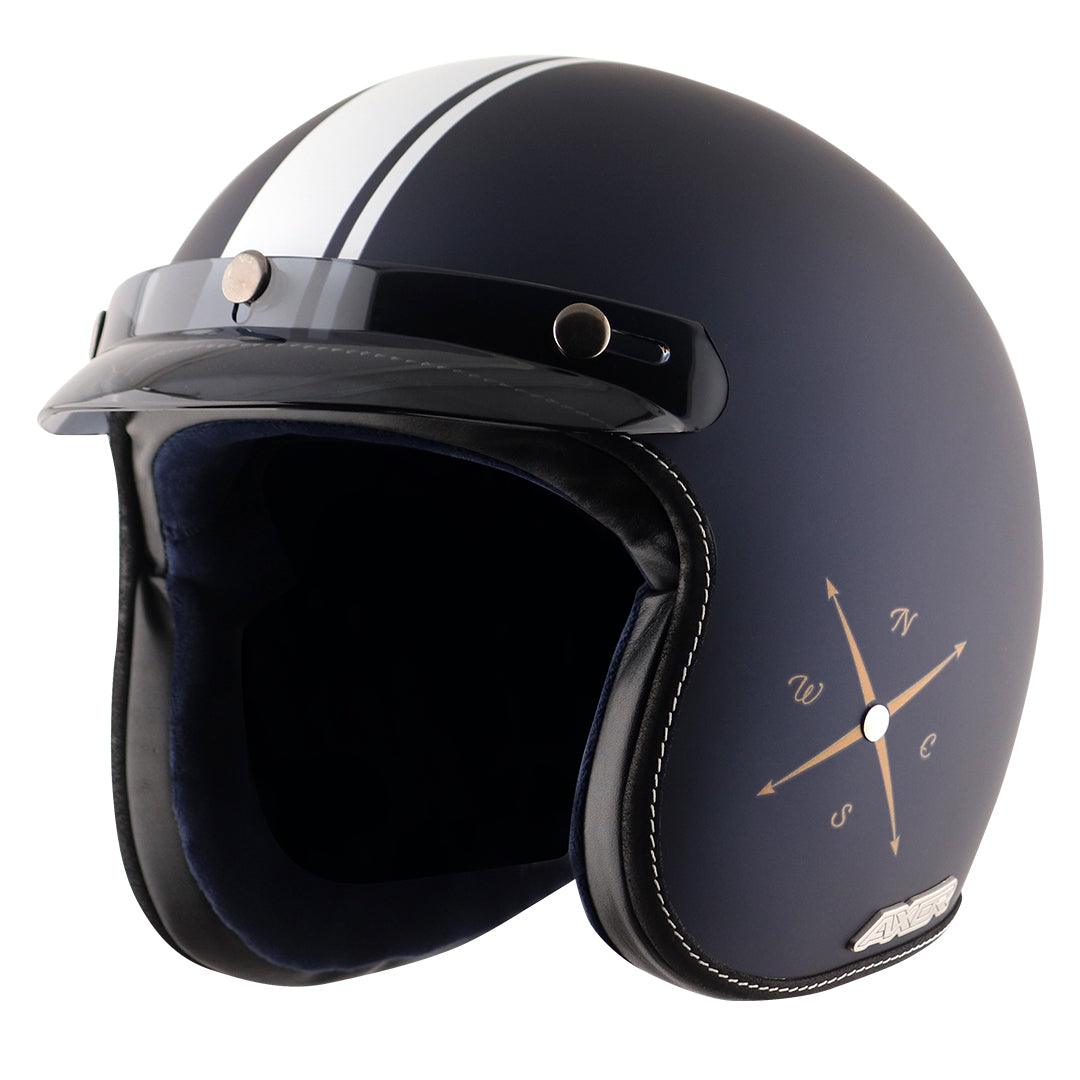 Retro Jet Euro Globe Helmet