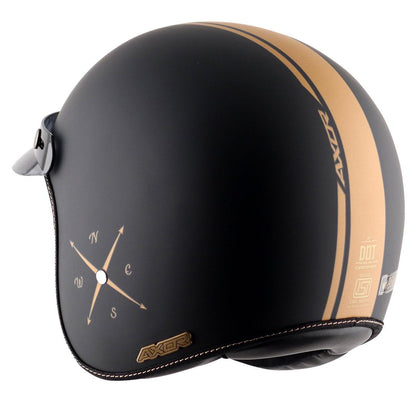 Retro Jet Euro Globe Helmet