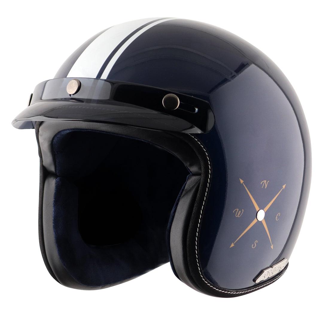 Retro Jet Euro Globe Helmet