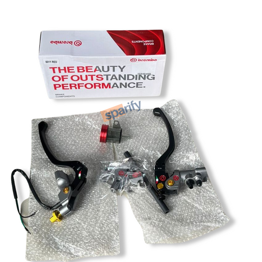 BREMBO RCS  HYDRAULIC CLUTCH AND BRAKE LEVER SET - SMALL CAN ( SINGLE SIDE) - REPLICA