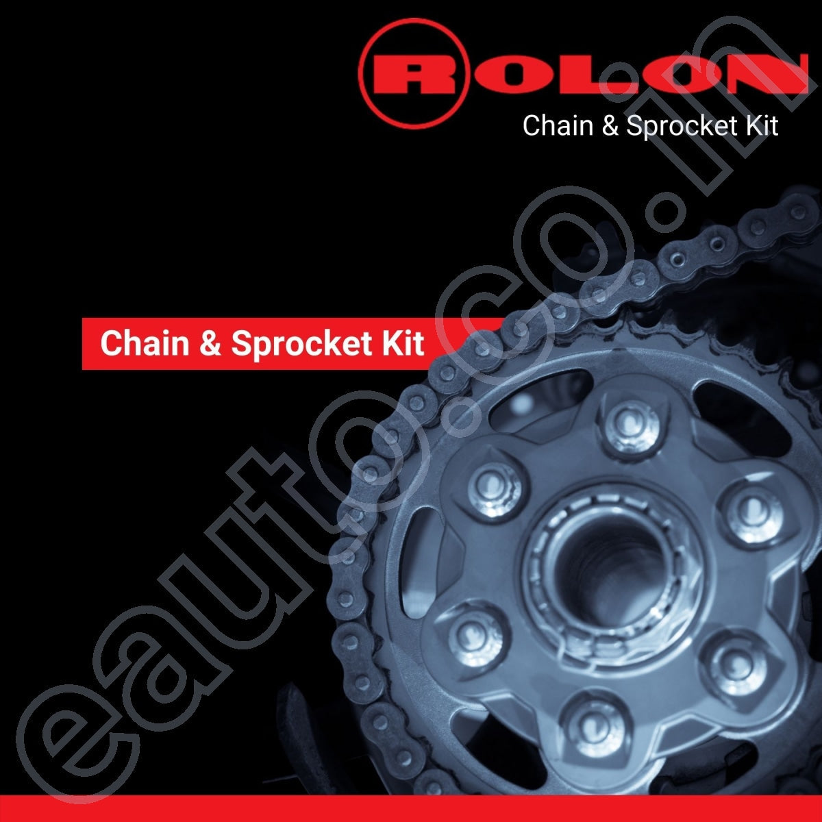 Rolon Chain Sprocket Kit for Bajaj Pulsar 150 AS/ 150 RS(4Hole|45T-15T-134L)