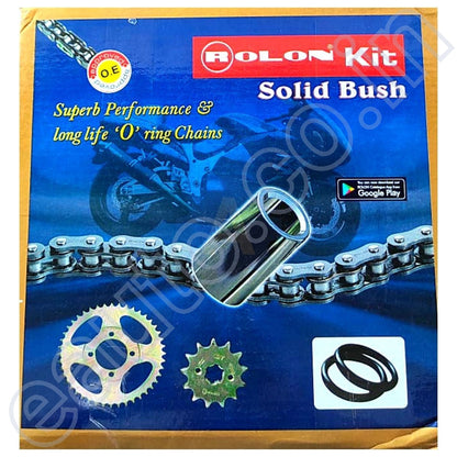 ROLON Chain Sprocket Kit (For Bajaj Pulsar 220 DTSi - 2017 Model)