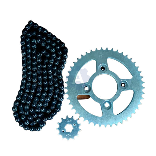 ROLON Chain Sprocket Kit for TVS Apache New RTR 160 4V (4Hole|45T-13T-138L)