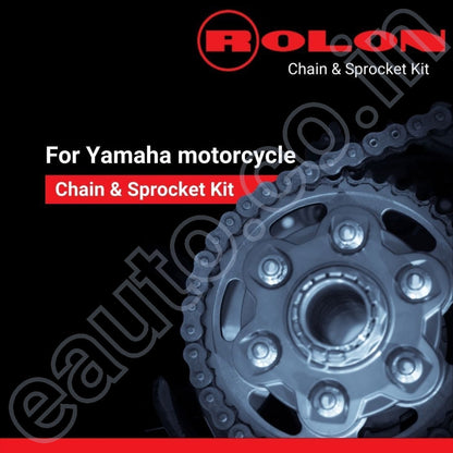 ROLON Chain Sprocket Kit for Yamaha FZ16 | FZS | FAZER 150 (6Hole|40T-14T-128L)