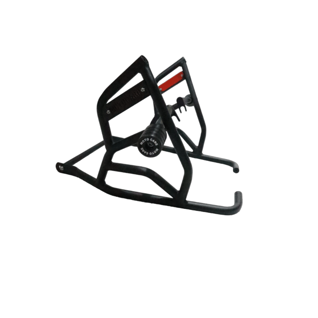 Royal Enfield Himalayan 411 - Motocare  Dual Slider Crash Guard Type 2 with Plate