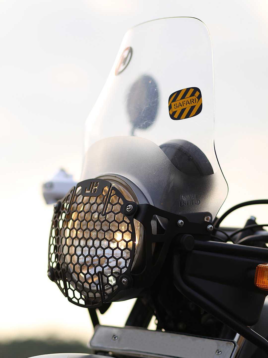 Royal Enfield Himalayan Headlight Grill Hexagon BS4