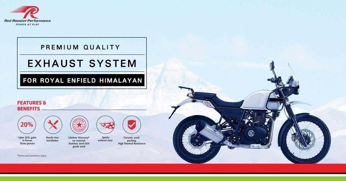 Royal Enfield Himalayan Red Rooster Performance Vertex