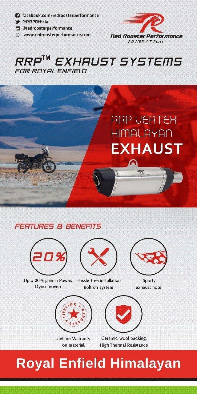 Royal Enfield Himalayan Red Rooster Performance Vertex