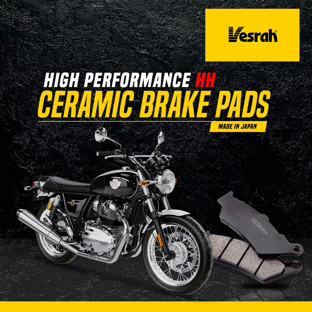 RE Interceptor 650 front  brake pad by vesrah ( Ceramic)