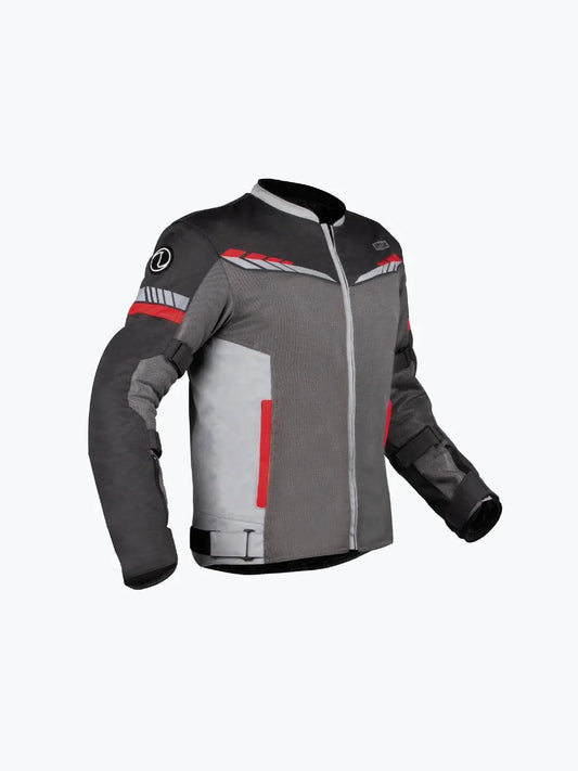 Rynox Air GT 4 Jacket Dark Grey Red