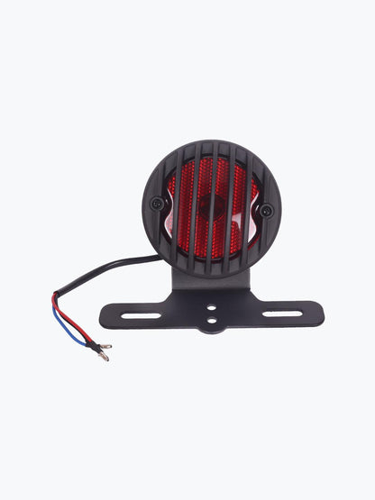 Single Round Tail Light With Grill W010