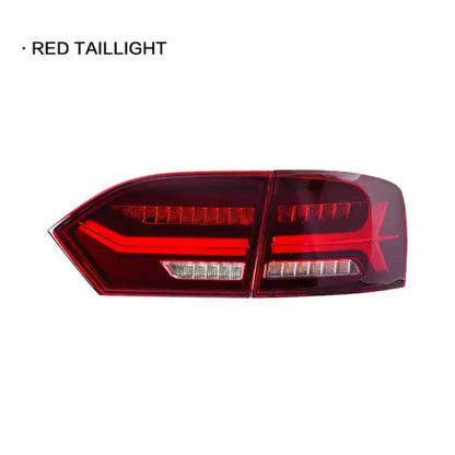 Car Led Tail Light Assembly for Volkswagen Jetta Mk6 2012-2015 Vento Atlantic SAGITAR Taillights Waterproof IP67 Plug and Play