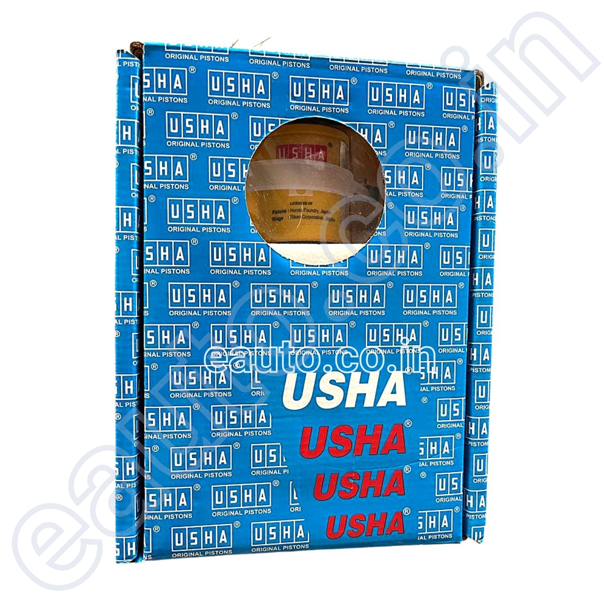 USHA Piston Cylinder Kit for Bajaj CT 100 | Platina | Boxer CT | Engine Block