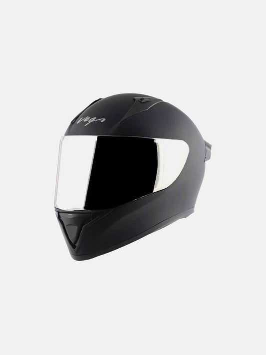 Vega Bolt Dull Black Full Face Helmet