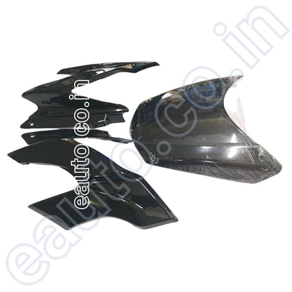 Visor for TVS Apache RTR 160 New Model | RTR 180 New Model | Black | Front Fairing or Doom