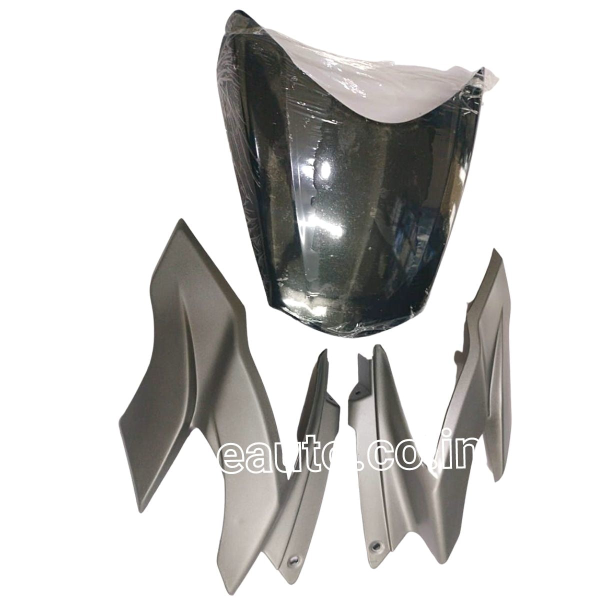 Visor for TVS Apache RTR 160 New Model | RTR 180 New Model | Grey | Front Fairing or Doom