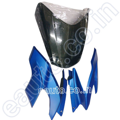 Visor for TVS Apache RTR 160 New Model | RTR 180 New Model | Matt Blue | Front Fairing or Doom