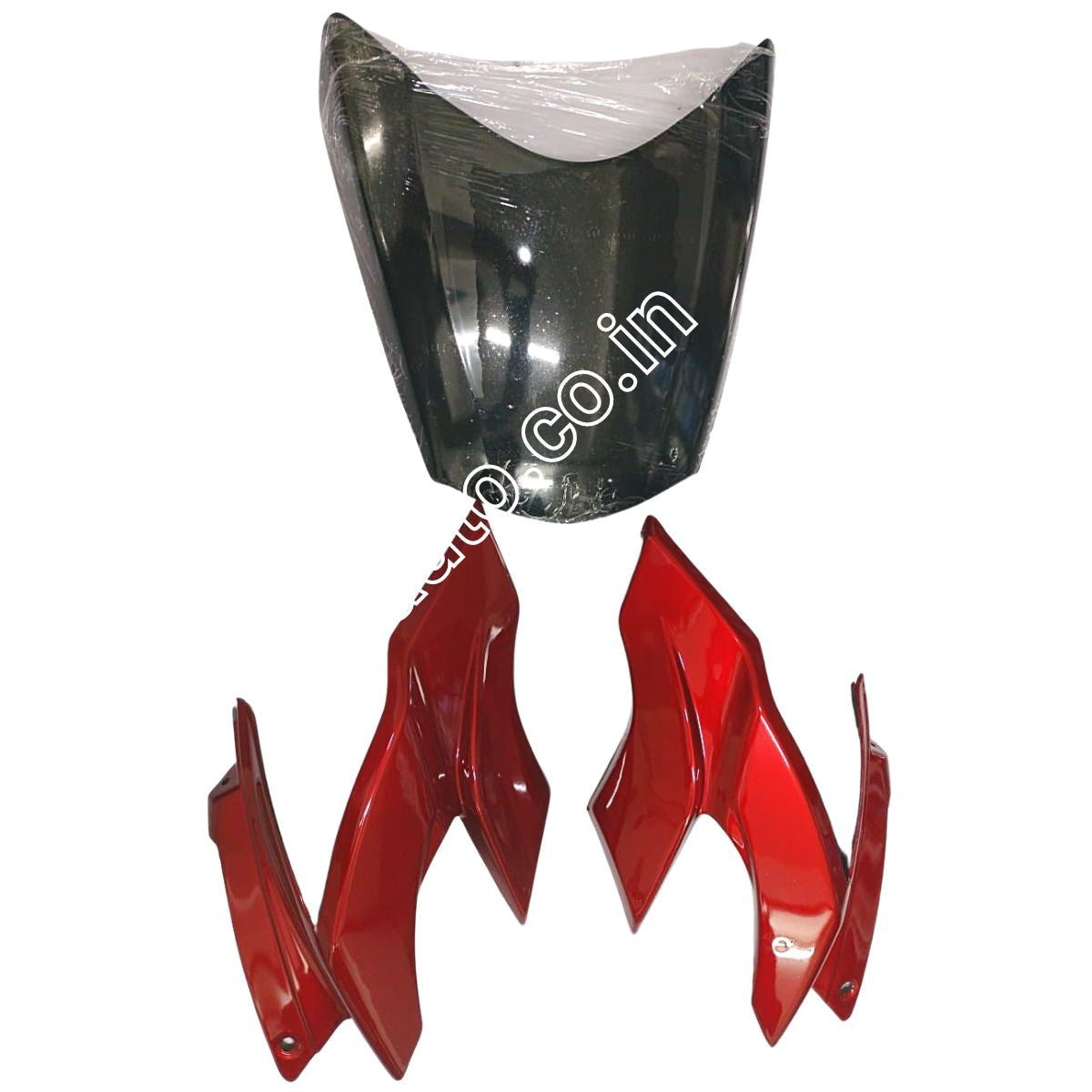 Visor for TVS Apache RTR 160 New Model | RTR 180 New Model | Red | Front Fairing or Doom